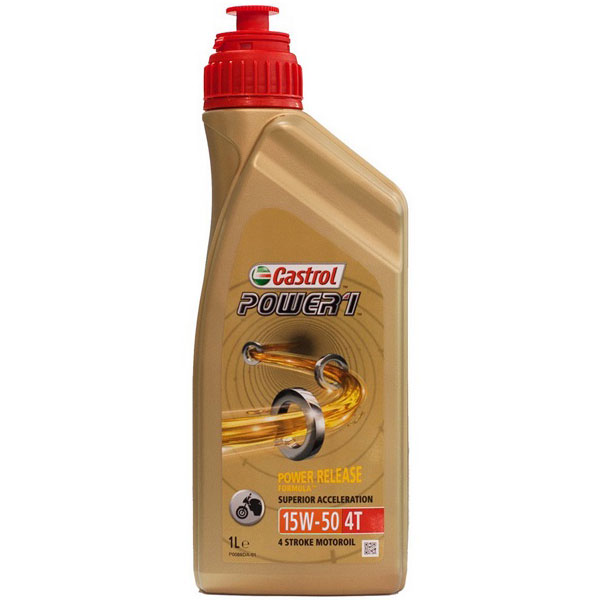 Mасло Castrol Power 1 4T полу-синтетика 1L