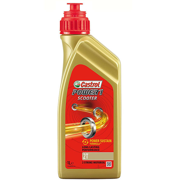 Масло Castrol Power 1 Scooter 2T - полу-синтетика 1L