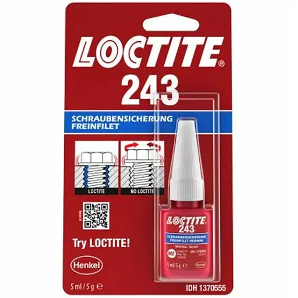 Лепило за фиксиране на резби LOCTITE 243 - 5 ml