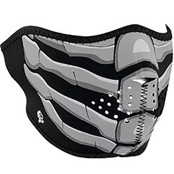 Маска за лице Zan Headgear Bone Breath - Black Gray White