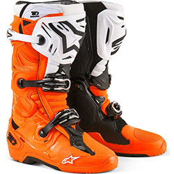 Ботуши Alpinestars TECH 10 Enduro - Orange Fluo Black White