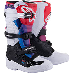 Юношески ботуши Alpinestars TECH 7S - White Black Rainbow