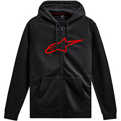 Суитшърт Alpinestars Ageless V3 Zip - Black Red