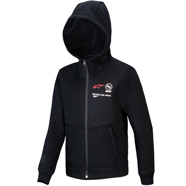 Юношески суитшърт Alpinestars Racer MX Fleece - Black