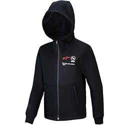 Юношески суитшърт Alpinestars Racer MX Fleece - Black