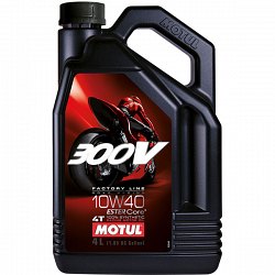 Масло Motul 300V 4T 10w40, 15w50 Factory Line Racing 4L