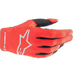 Юношески ръкавици Alpinestars Radar - Red Silver