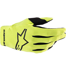 Юношески ръкавици Alpinestars Radar - Yellow Fluo Black