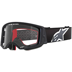 Очила за мотокрос Alpinestars Supertech Corp Black Gray - Clear