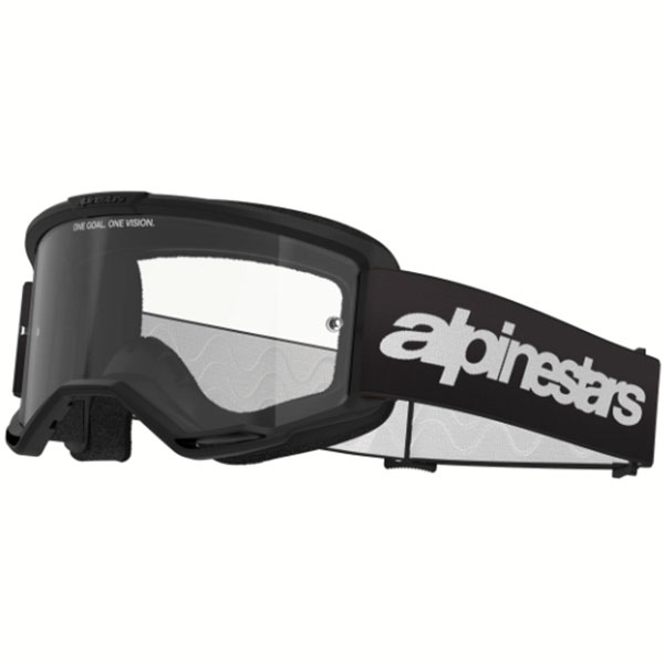 Очила за мотокрос Alpinestars Vision 3 Wordmark Black - Clear