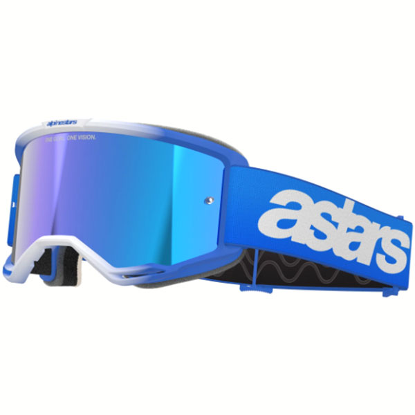 Очила за мотокрос Alpinestars Vision 5 Blaze Blue - Blue Mirror