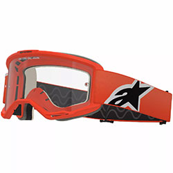 Очила за мотокрос Alpinestars Vision 5 Corp Orange - Clear