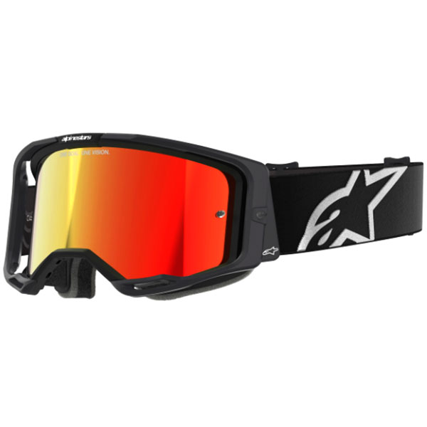 Очила за мотокрос Alpinestars Vision 8 Corp Black - Red Mirror