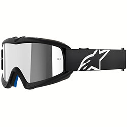 Детски очила за мотокрос Alpinestars Vision Corp Black - Silver Mirror