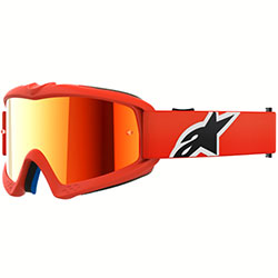 Детски очила за мотокрос Alpinestars Vision Corp Orange - Red Mirror