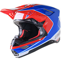 Каска ALPINESTARS SM10 Aeon Red Blue ECE 22.06