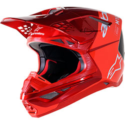 Каска ALPINESTARS SM10 Flood Red ECE 22.06