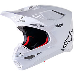 Каска ALPINESTARS SM10 Solid White ECE 22.06