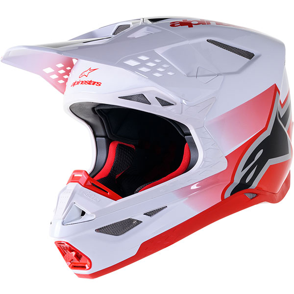 Каска ALPINESTARS SM10 Unite Red White ECE 22.06