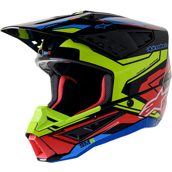 Каска ALPINESTARS SM5 Action 2 Black Yellow ECE 22.06