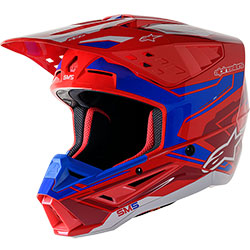 Каска ALPINESTARS SM5 Action 2 Red Blue ECE 22.06