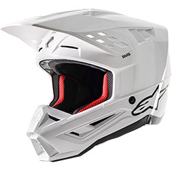 Каска ALPINESTARS SM5 Solid White ECE 22.06