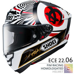 Каска Shoei X-SPR Pro Marquez Motegi4 TC-1 E2206 FIM - гланц