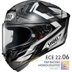 Каска Shoei X-SPR Pro Escalate TC-5 E2206 FIM - Гланц