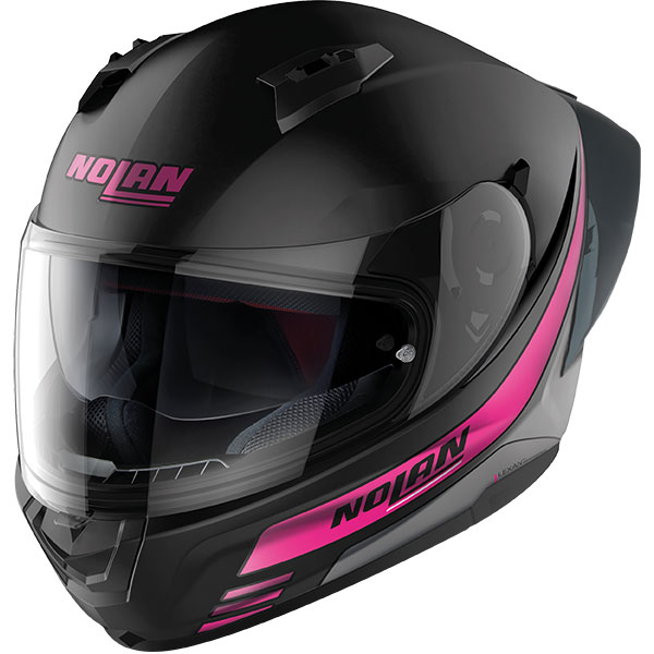 Каска Nolan N60-6 Sport Outset 023 Black Fuchsia - Мат ECE 22.06