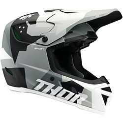 Каска THOR Reflex Sport Carbon - Brave Gray White ECE 22.06