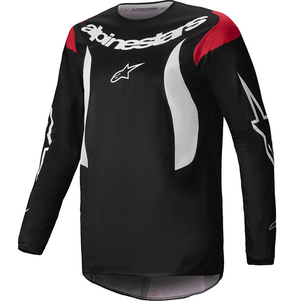 Mотокрос блуза Alpinestars Fluid Haul - Black White