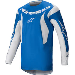 Mотокрос блуза Alpinestars Fluid Haul - Blue White