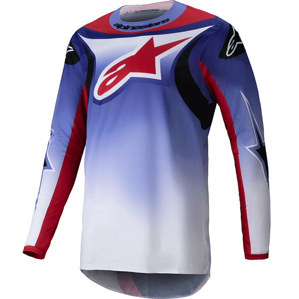 Mотокрос блуза Alpinestars Fluid Wurx - Purple Red