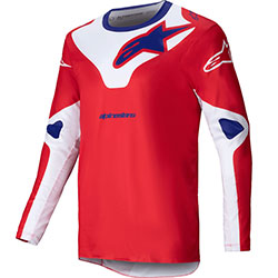 Mотокрос блуза Alpinestars Racer Veil - Red White