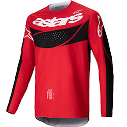 Mотокрос блуза Alpinestars Techstar Dreem - Red Black