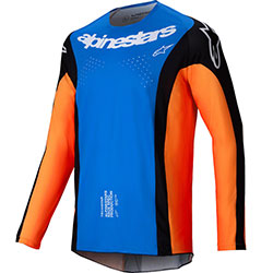 Mотокрос блуза Alpinestars Techstar Melt - Orange Blue