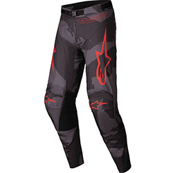 Mотокрос панталон Alpinestars Racer Hollow - Gray Camo Orange Fluo