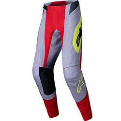 Mотокрос панталон Alpinestars Techstar Melt - Red Gray