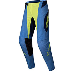 Mотокрос панталон Alpinestars Techstar Melt - Yellow Fluo Blue