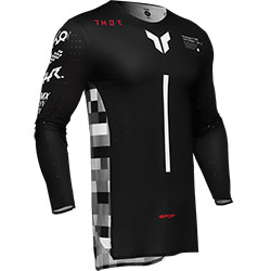 Мотокрос блуза Thor Sportmode Riot - Black Red