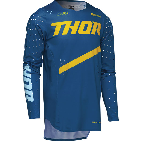 Юношеска мотокрос блуза Thor Sportmode Brave - Blue