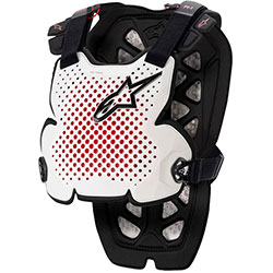 Нагръдник Alpinestars A-1 Pro - White Black Red