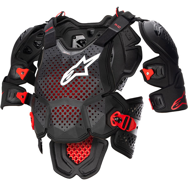 Нагръдник Alpinestars A-10 V2 - Black Red