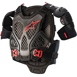 Нагръдник Alpinestars A-6 - Black Red