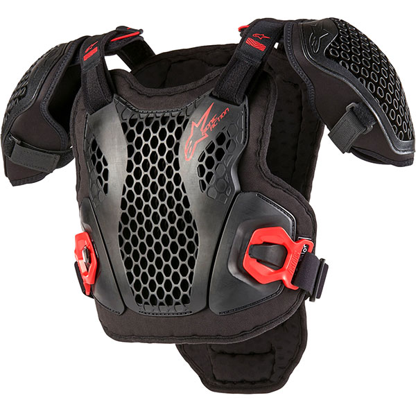 Юношески нагръдник Alpinestars Bionic Action - Black Red