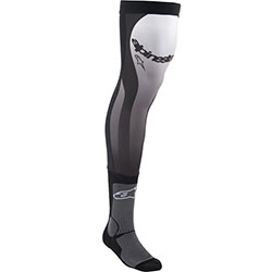 Мотокрос чорапи Аlpinestars MX Knee Brace - Black White