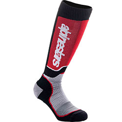 Юношески мотокрос чорапи Аlpinestars MX Plus - Black Red Grey