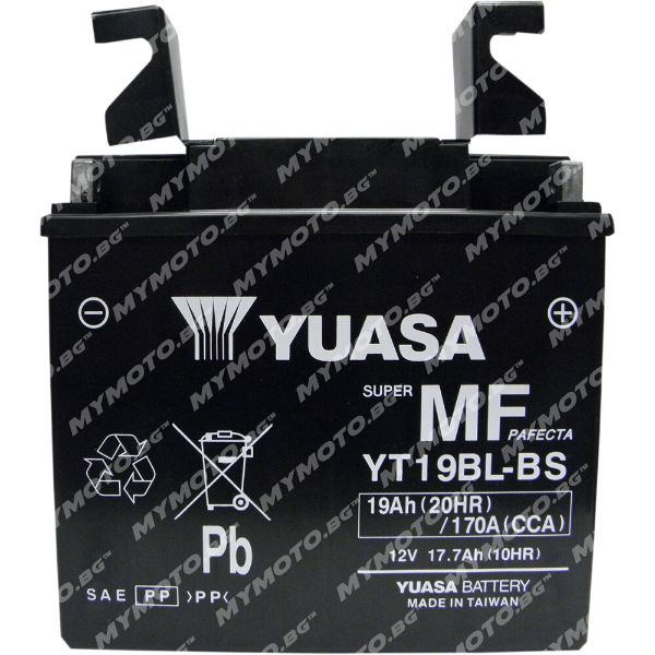 AGM акумулатор YUASA YT19BL-BS - 12 V / 17.7 Ah п. ток 170 A с десен+