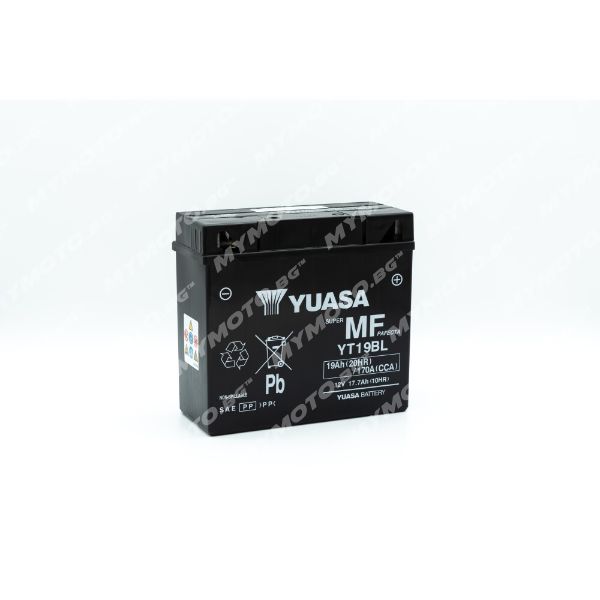 AGM акумулатор YUASA YT19BL - 12 V / 17.7 Ah п. ток 170 A с десен+