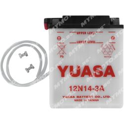 Акумулатор YUASA 12N14-3A - 12 V / 14 Ah с десен+